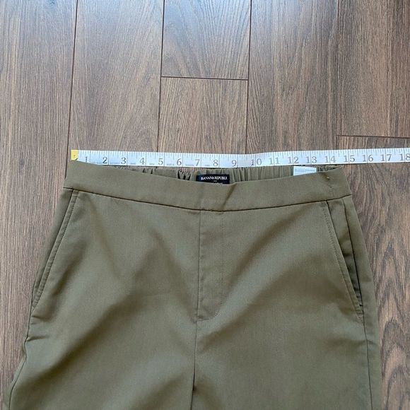 BANANA REPUBLIC Rowan Wide Leg High Waisted Cropped Pant - Picture 6 of 14